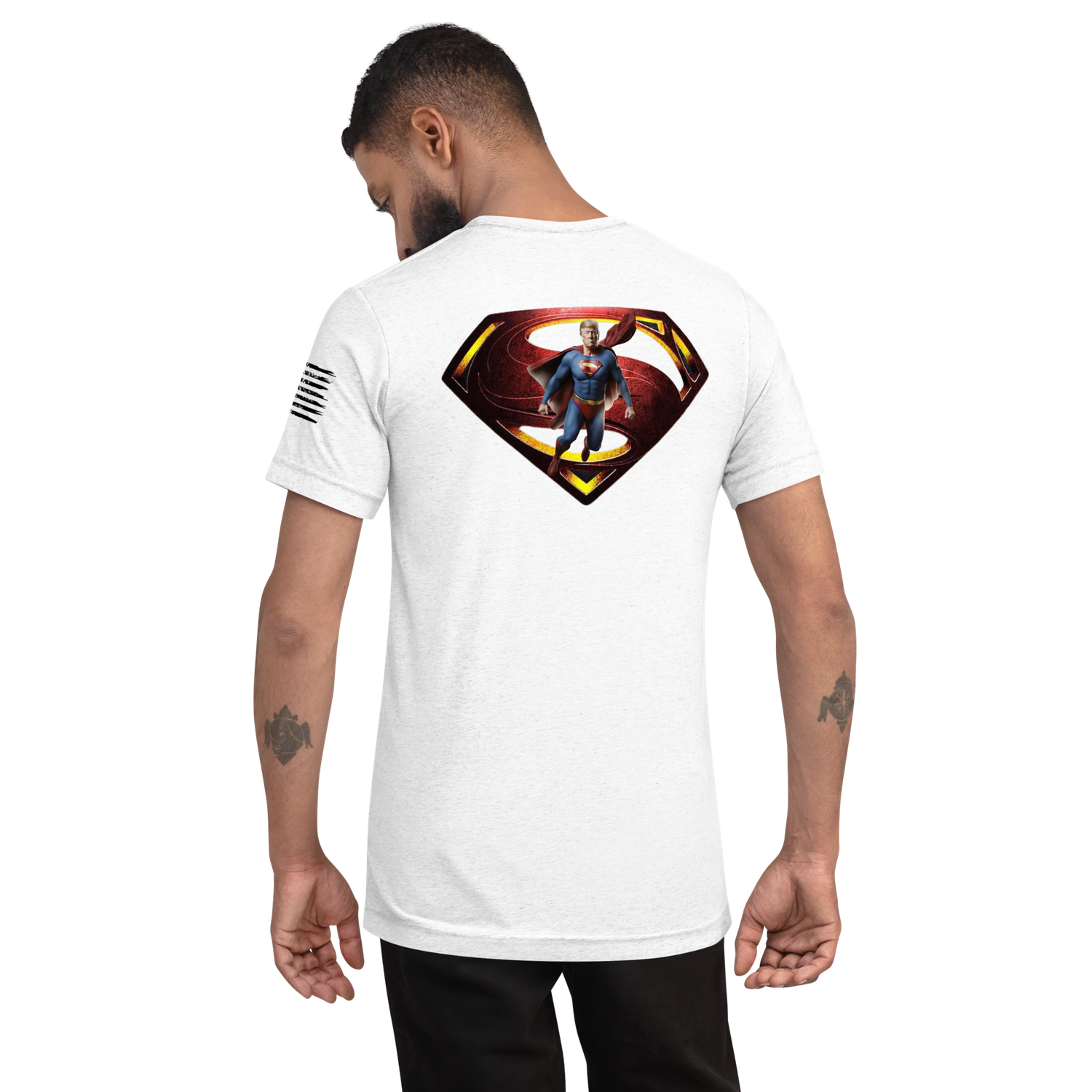 TRUMP IS THE REAL SUPERMAN | BLK TXT | T-shirt