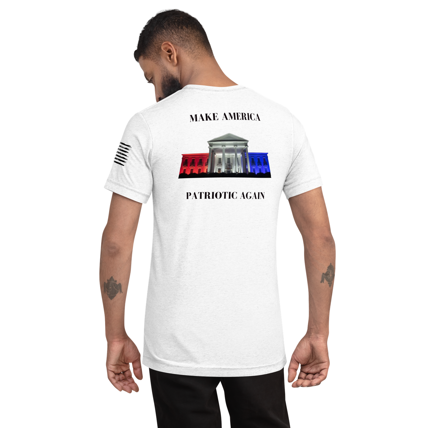 MAKE AMERICA PATRIOTIC AGAIN | BLK TXT | T-shirt