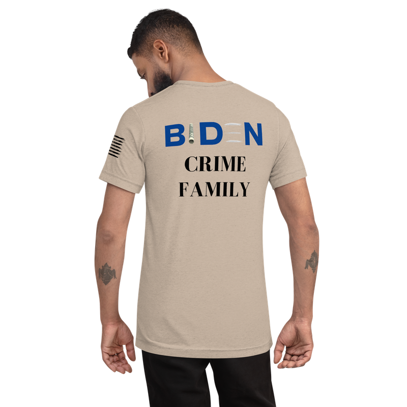 CROOKED JOE | BLK TXT | T-shirt