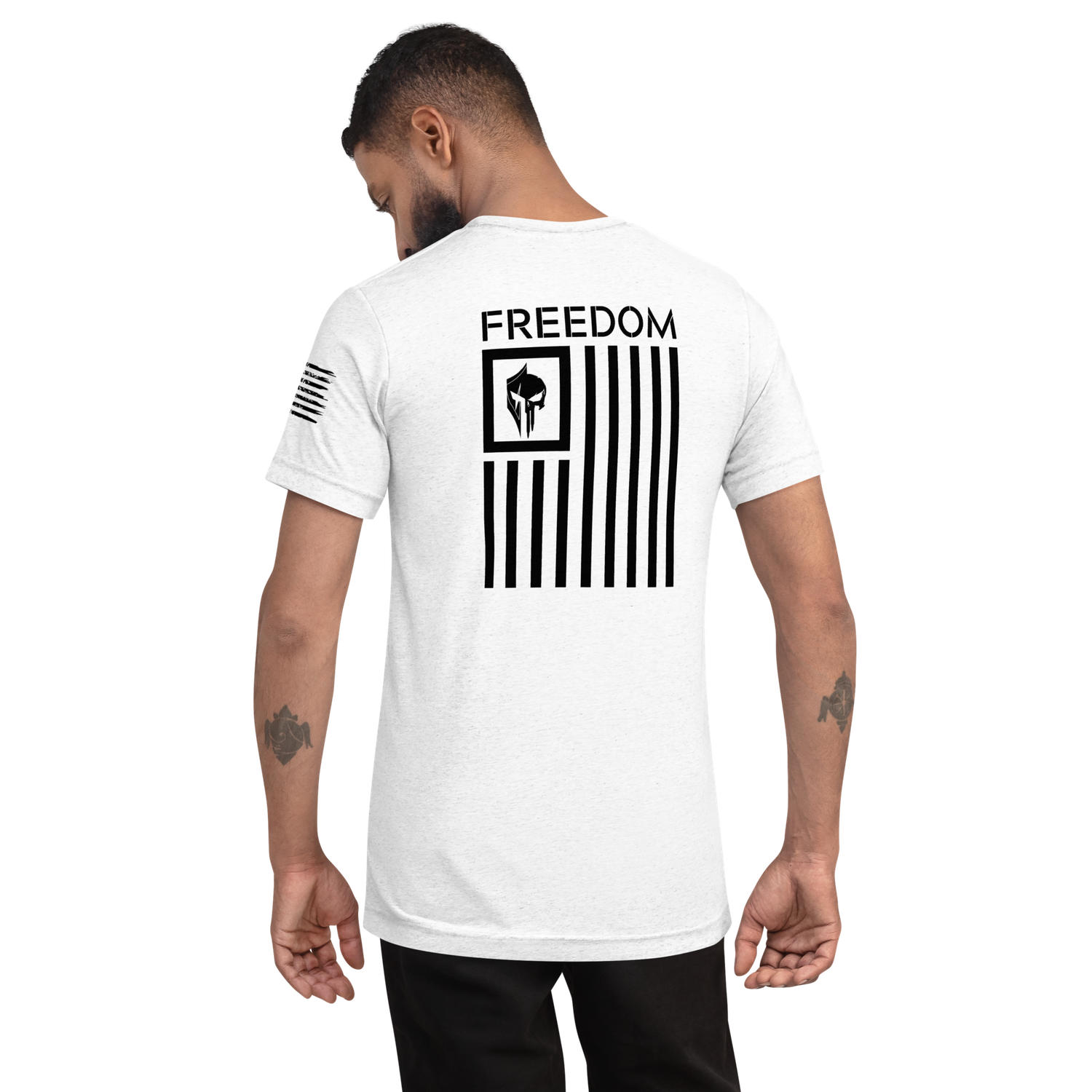 FREEDOM FLAG | BLK TXT | T-shirt