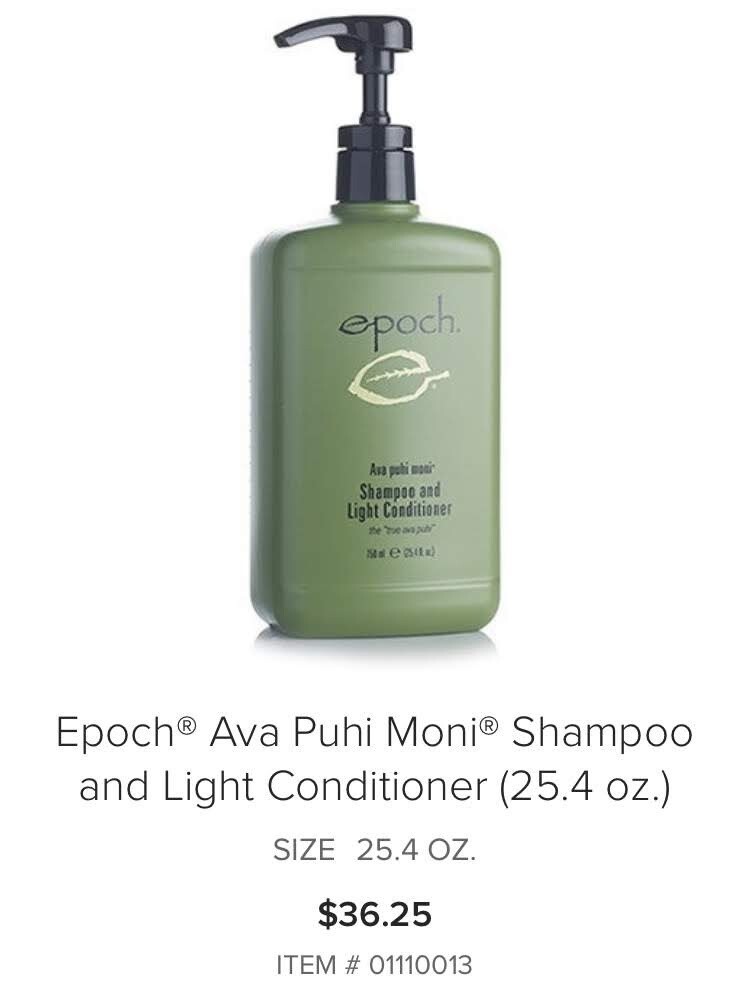 Epoch Shampoo with Light conditioner