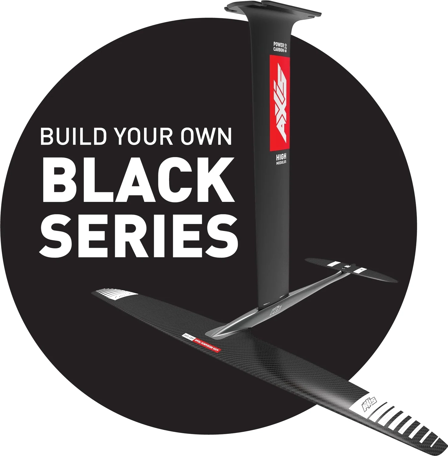 BUILD YOUR OWN FOIL SET - BLACK FUSELAGE