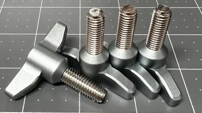 Hydrofoil Wingscrews, M8 x 25mm, Set of 4, Satin Grey