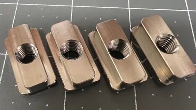 M8 Titanium Track Nut Set