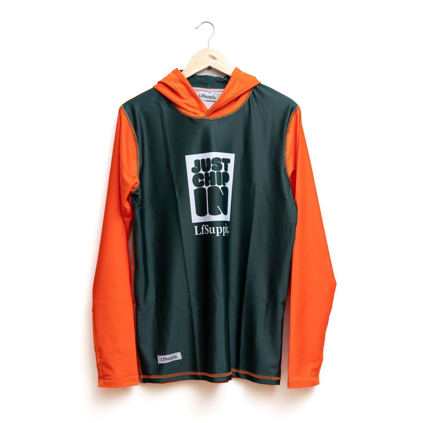 LfSupply. CHIP IN - Hooded Foil Jersey