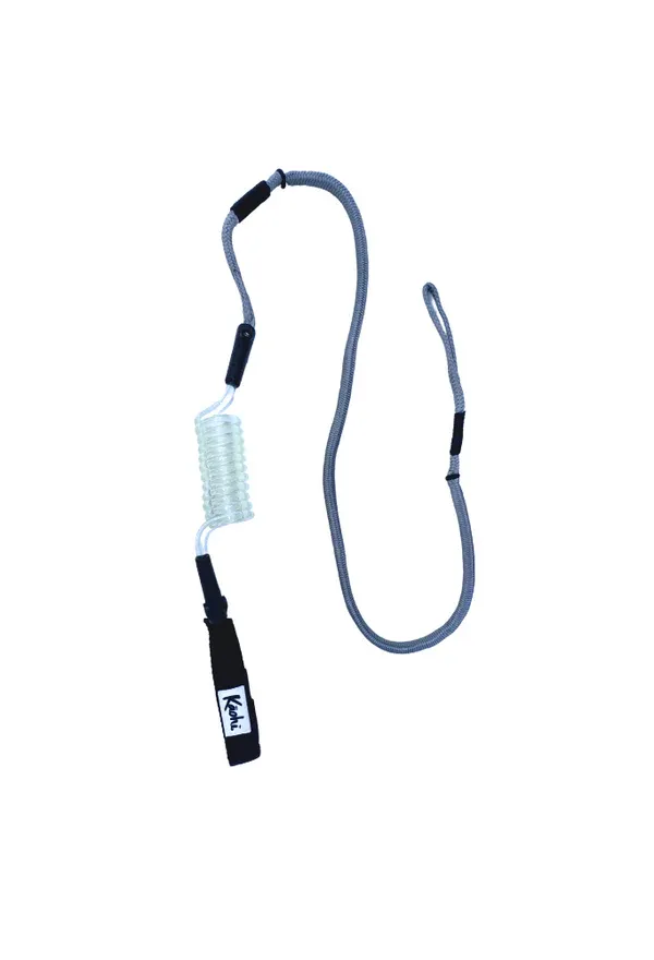 INVIZ Leash™ - Hybrid Foiling Leash / 7mm / Velcro Loop / Clear