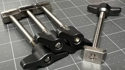 Foil Drive Gen 2 MAX Wingscrew set - M7/M8 gray