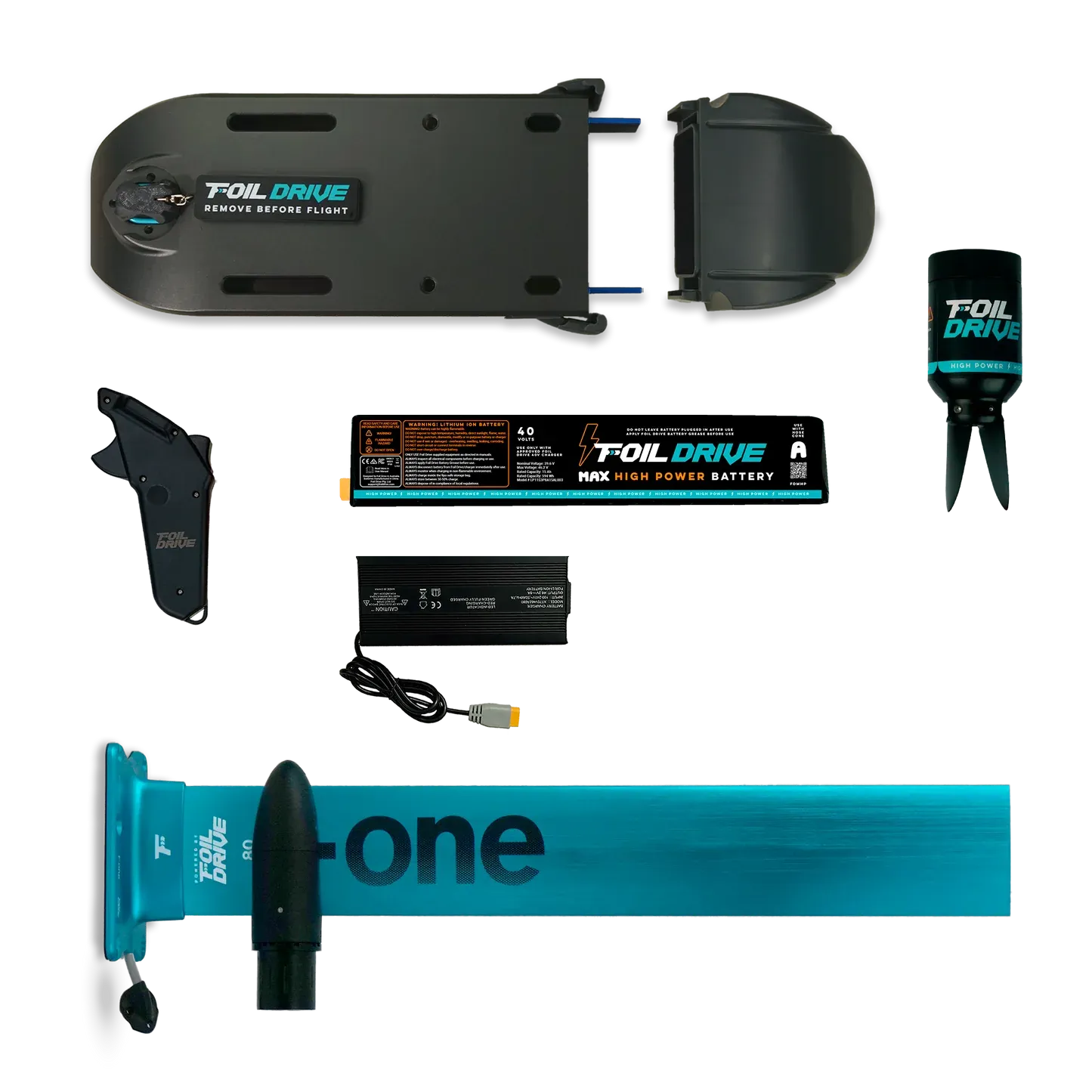 Foil Drive Assist MAX x F-ONE Integrated Aluminium Mast