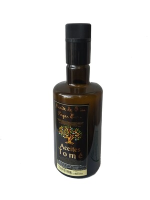 Caja de 10 botellas de 0,5 litros de aceite de oliva virgen extra Botella negra bell
