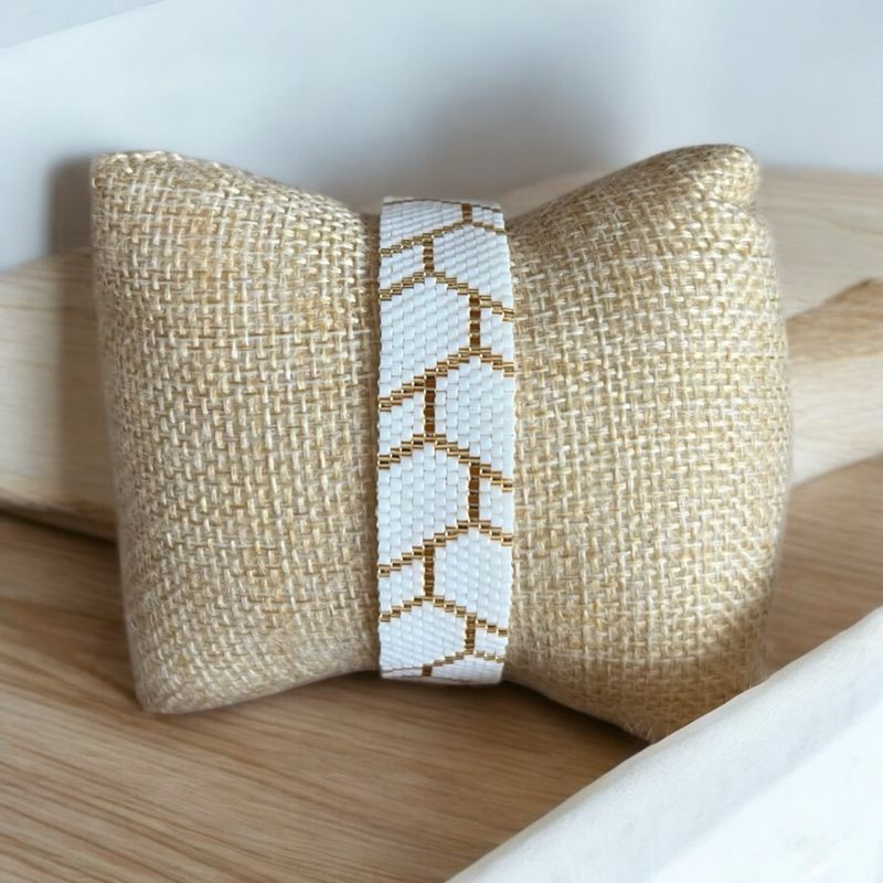 Bracelet Hexa blanc