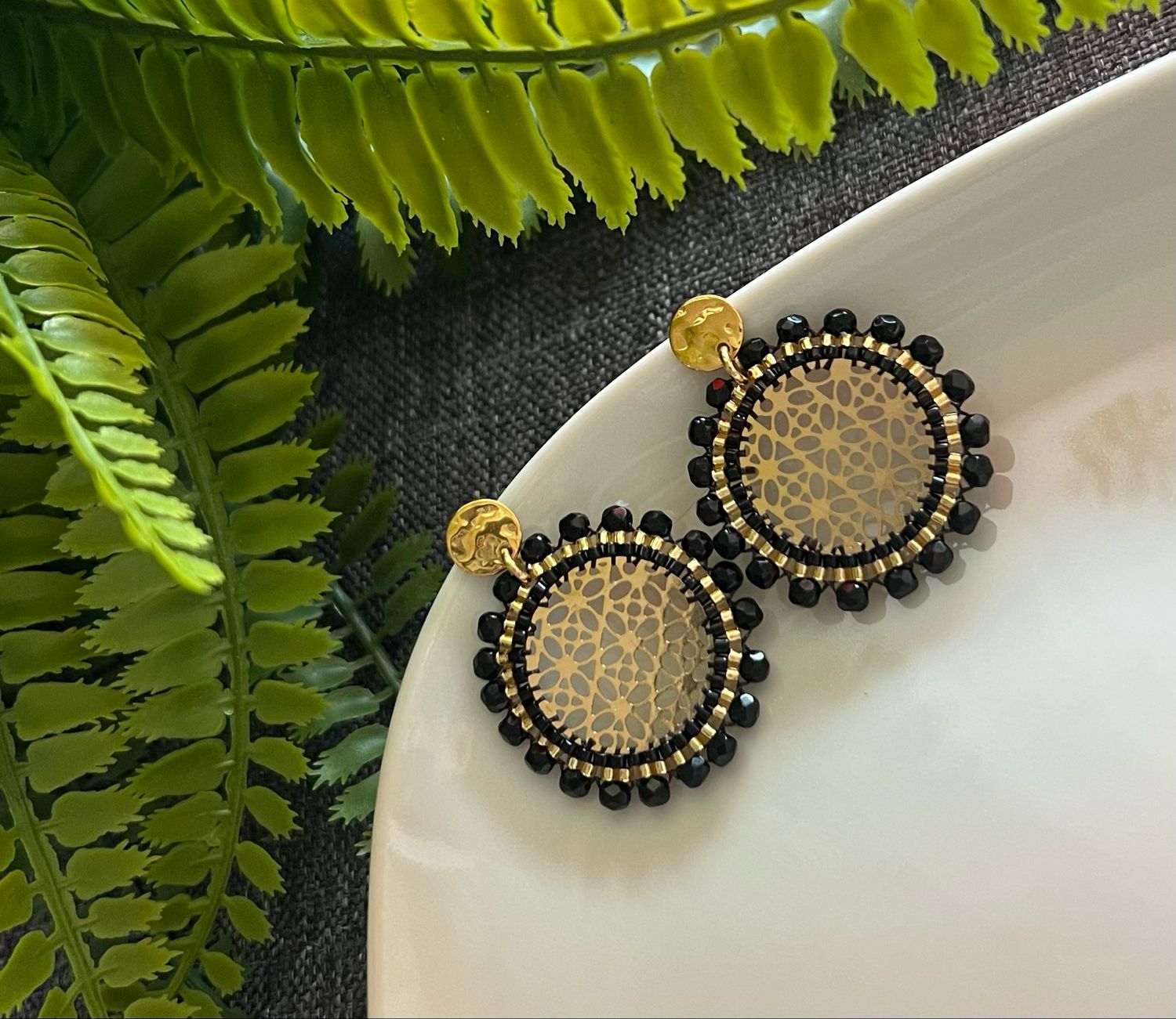 Boucle d’oreille élégance orientale