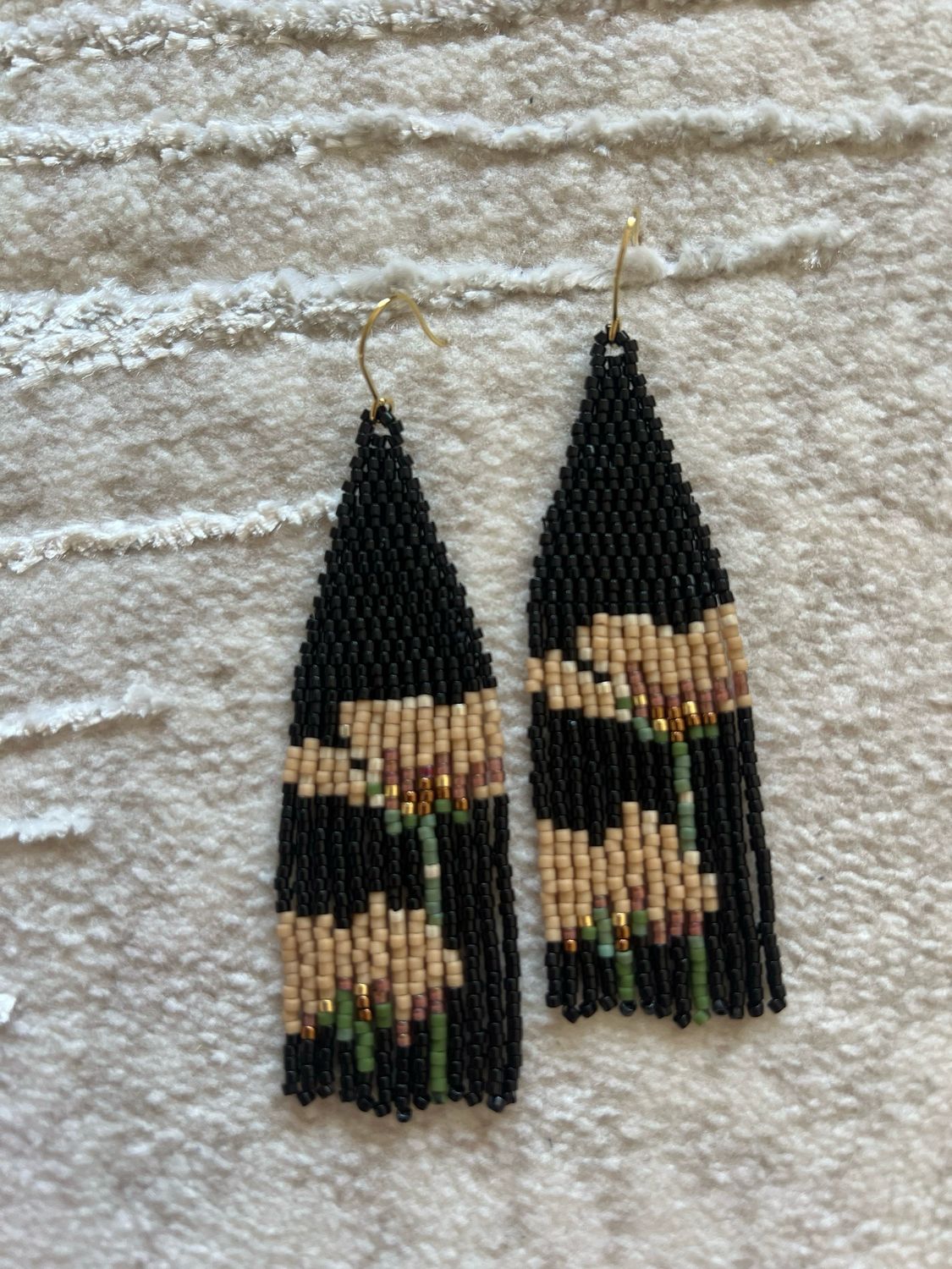 Boucle d’oreille floral