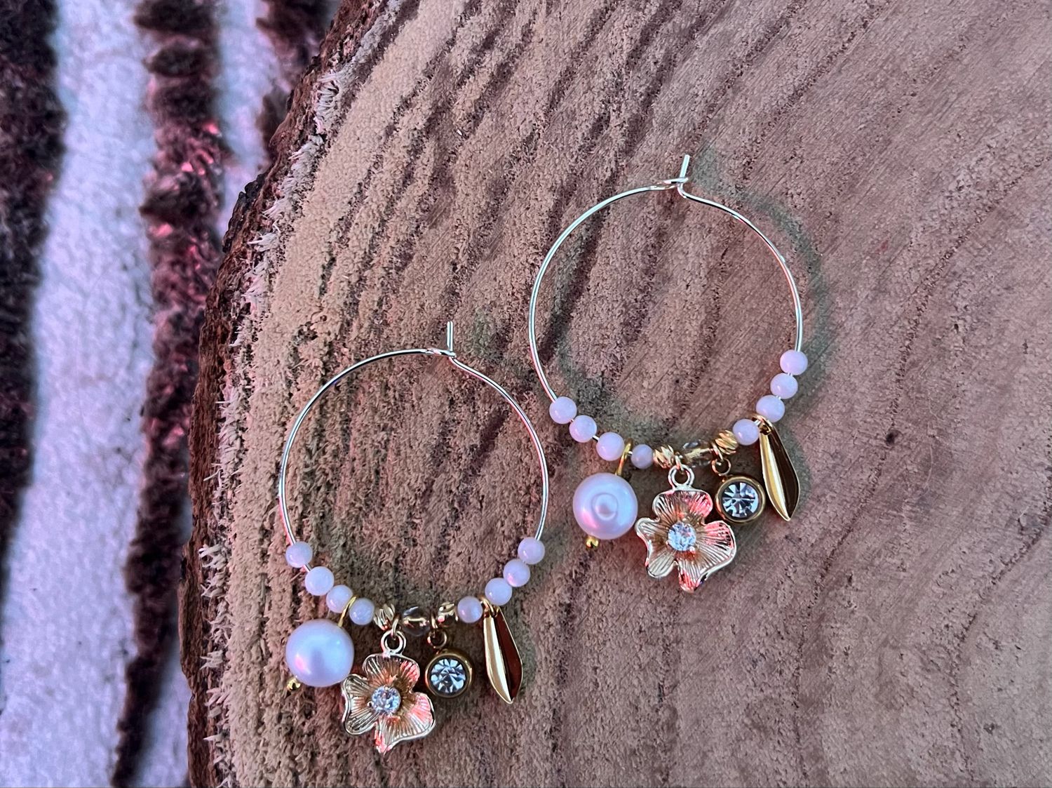 Créole perle de coquillage