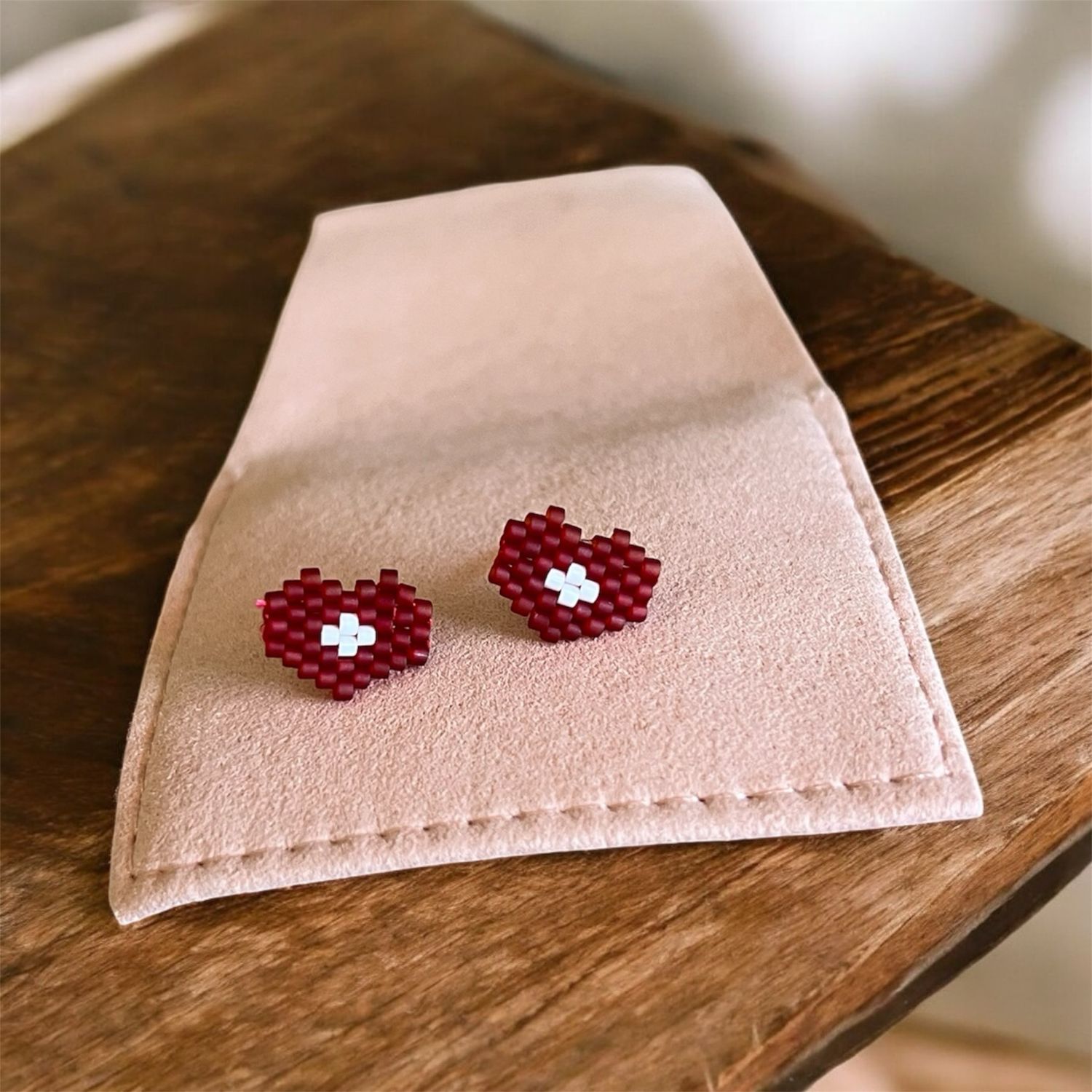 Boucle d’oreille spécial fête national Suisse