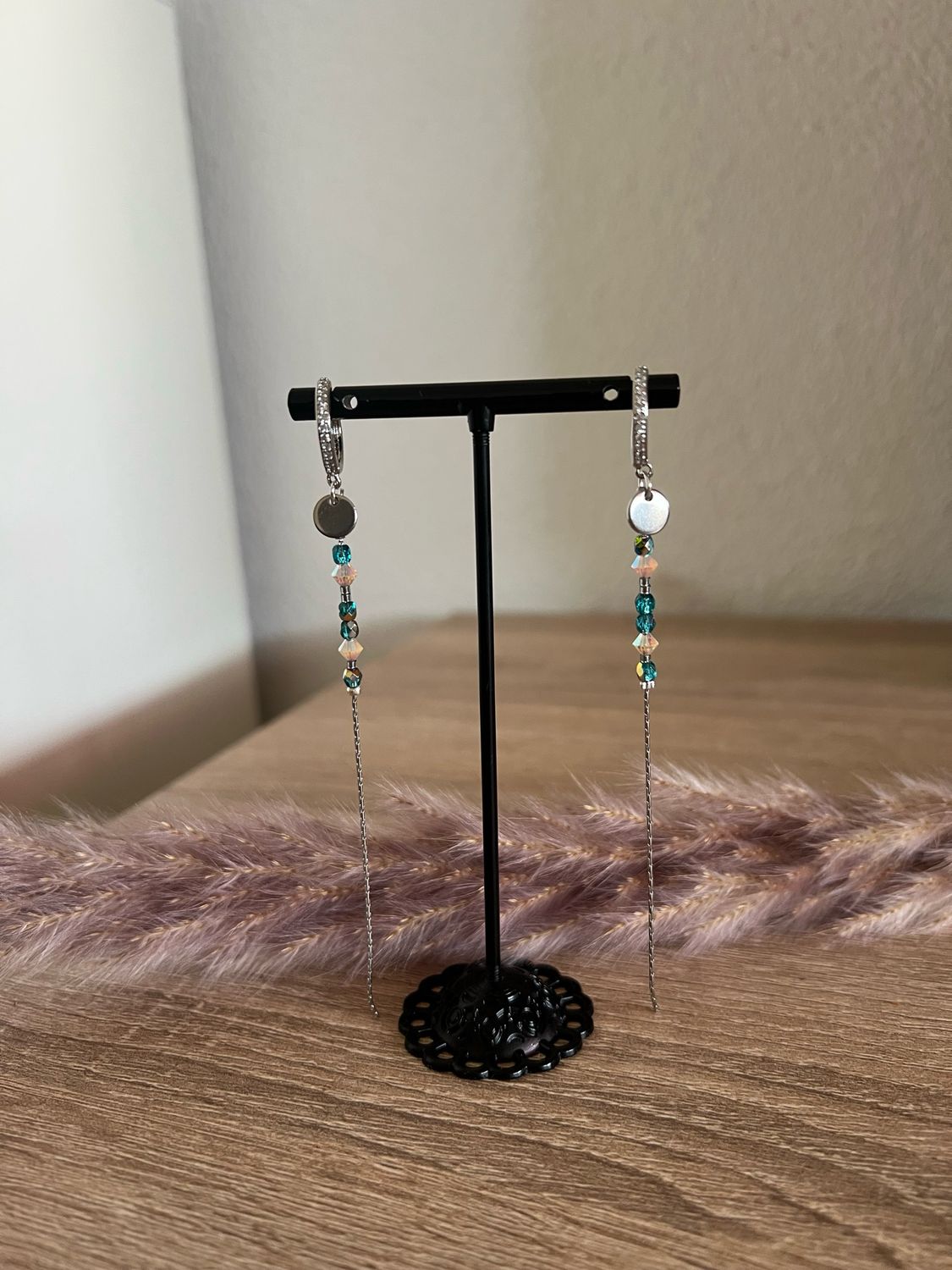 Boucle d’oreille argenté