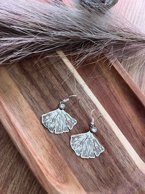 Boucle d’oreille argenté