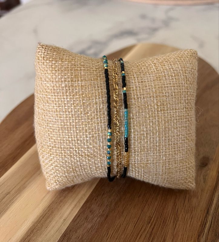 Bracelet de cheville bleu