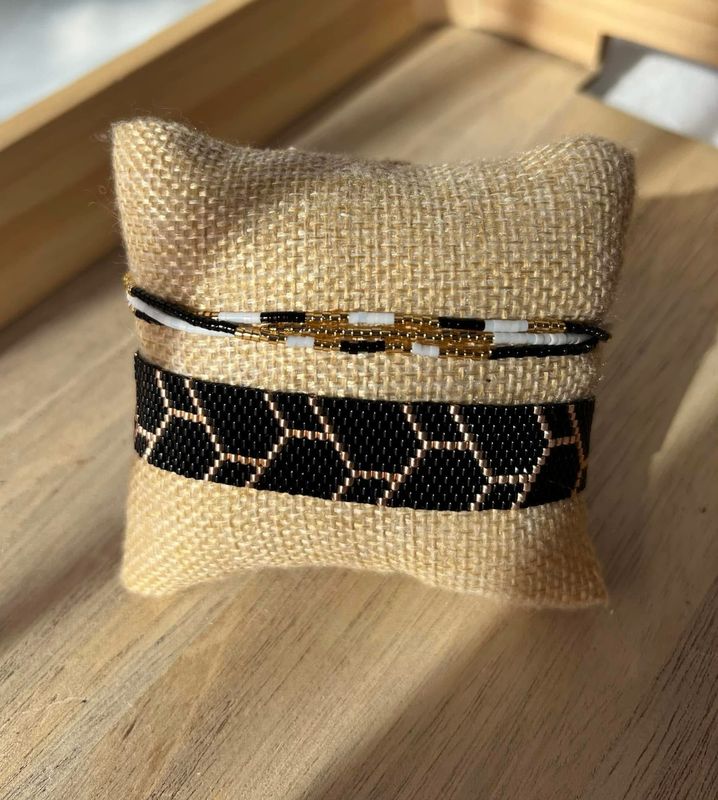 Bracelet ondes graphiques