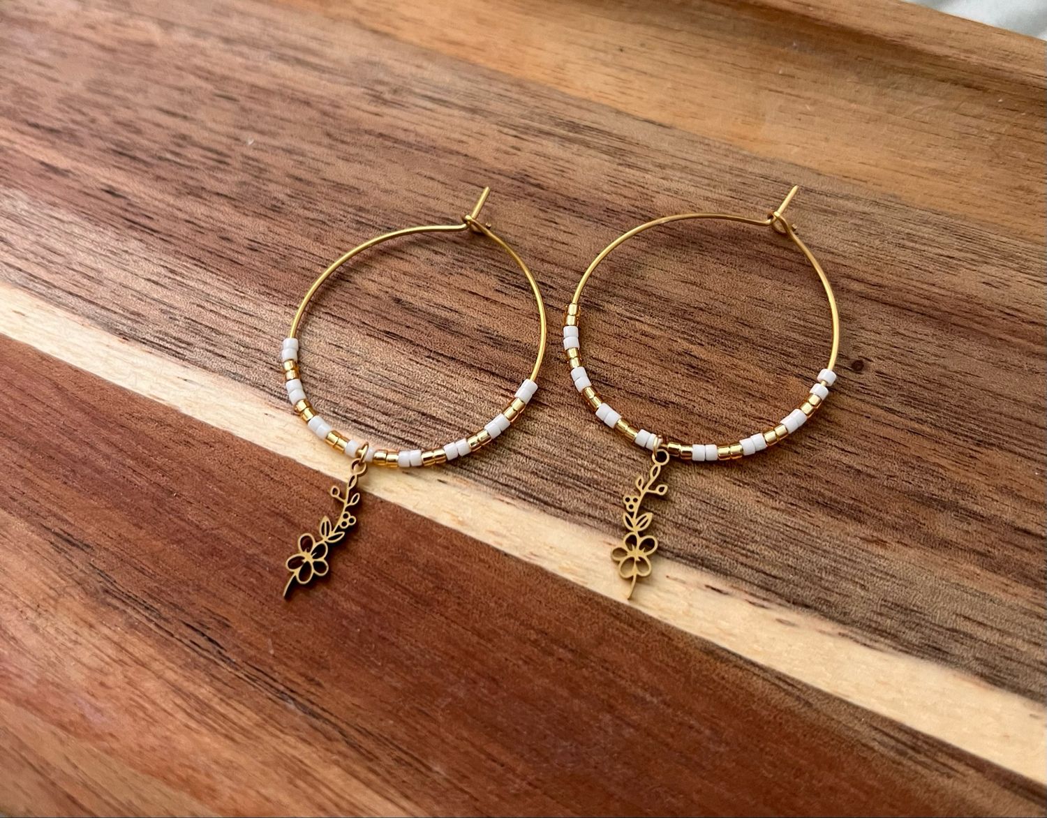 Créole blanche et or