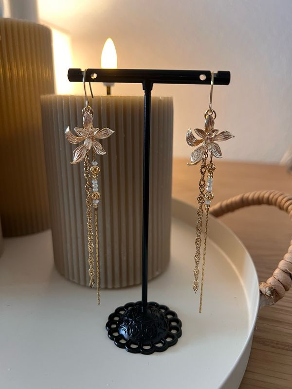 Boucle d’oreille Fleur