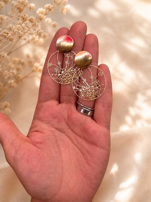 Boucle d’oreille Fleur