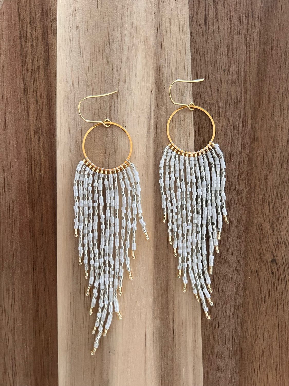 Boucle d’oreille Blanche