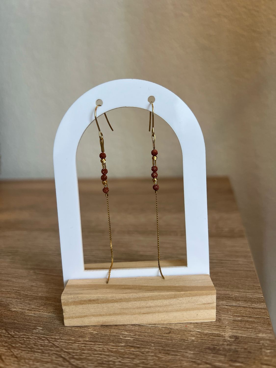 Boucle d’oreille camel