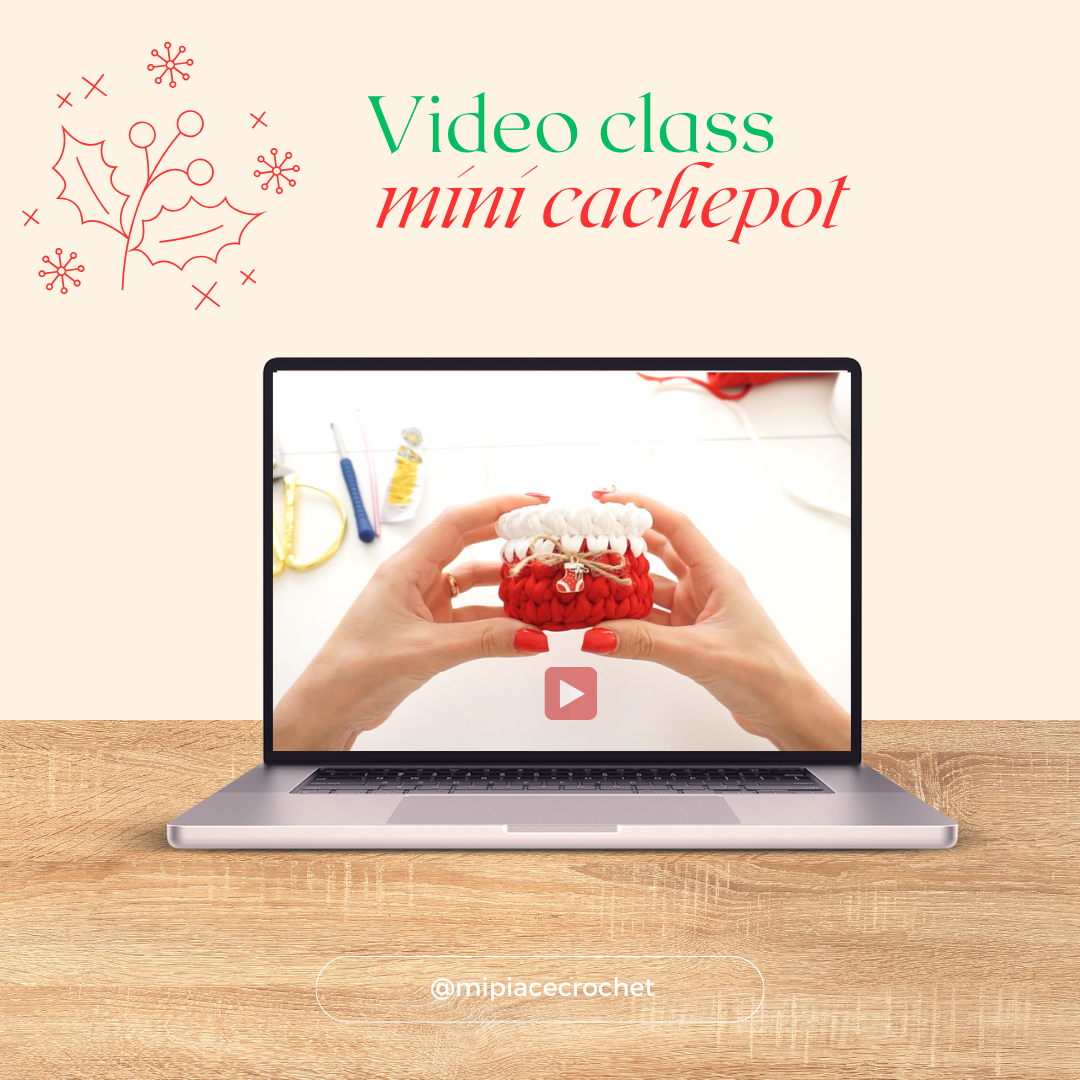 Videoclass mini cachepot Christmas Gift Handmade
