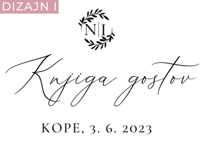 AKRILNA ali LESENA personalizirana knjiga gostov