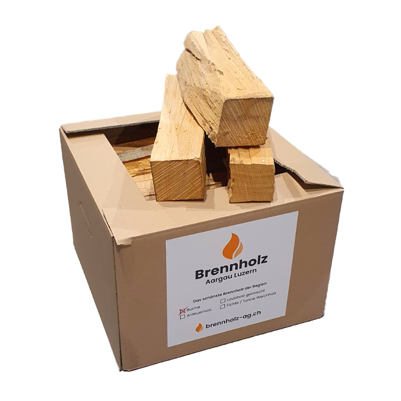 Brennholz-Schachtel