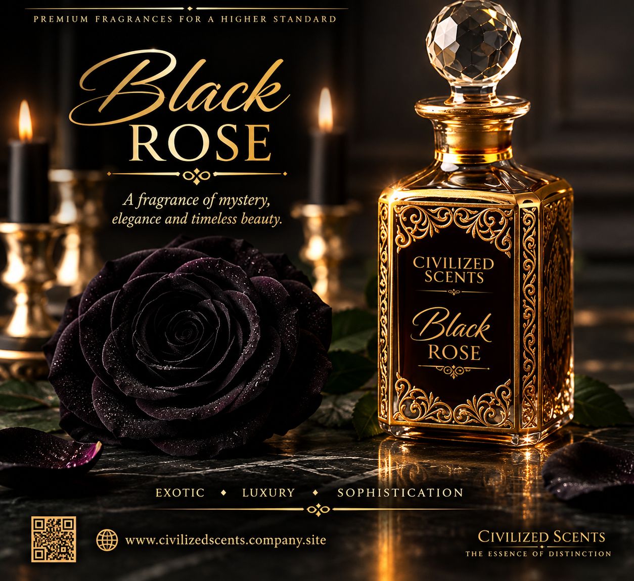 BLACK ROSE Attar