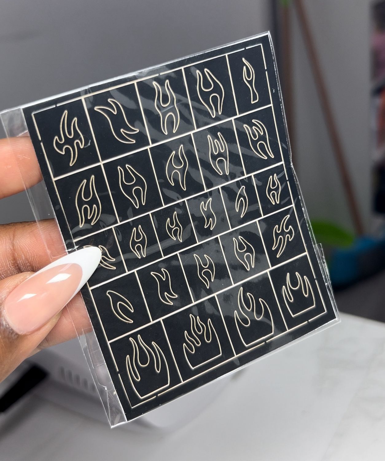 Flame Stencil