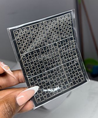 Checkered Box Stencil