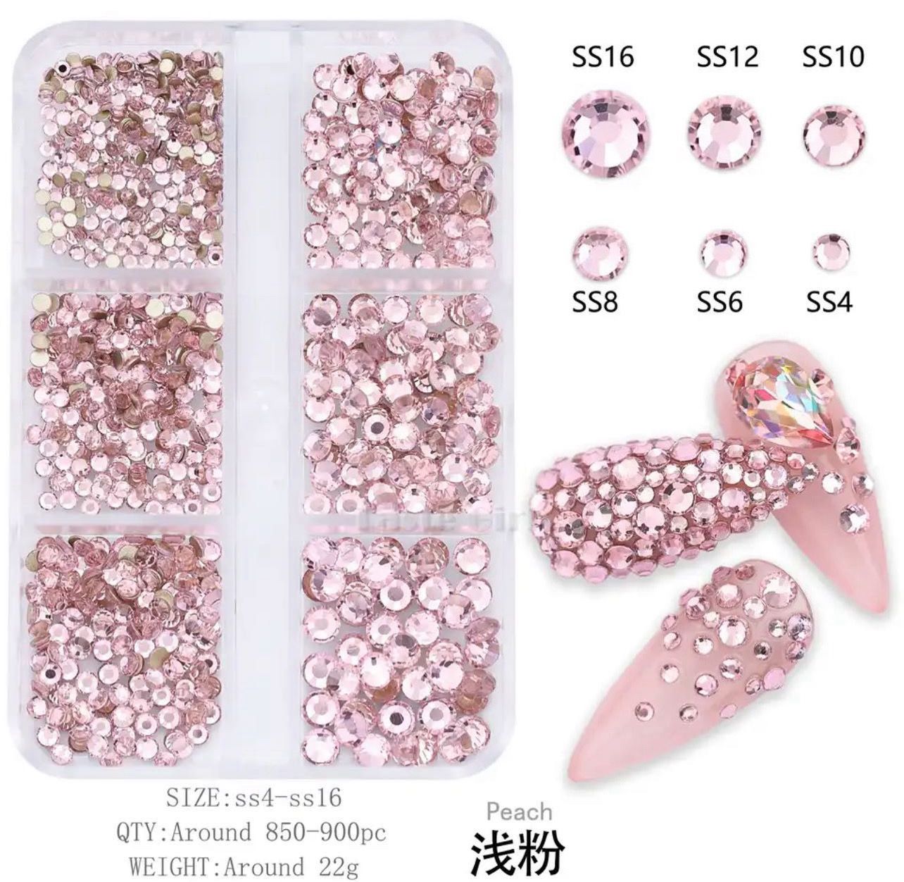 Light Pink Gems