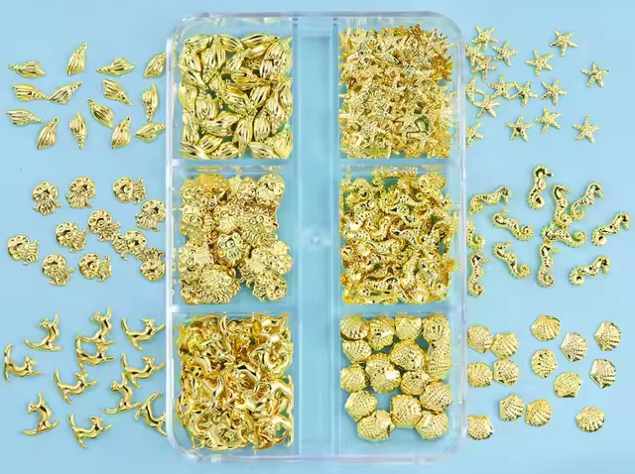 Gold Sea Charms