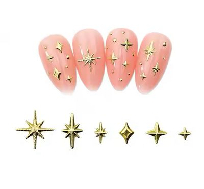 Gold Star Charms