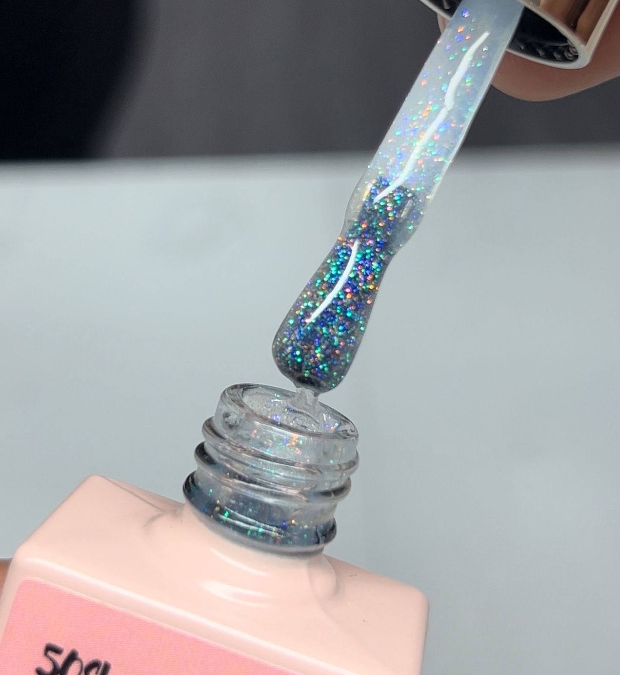 Iridescent Glitter Topcoat
