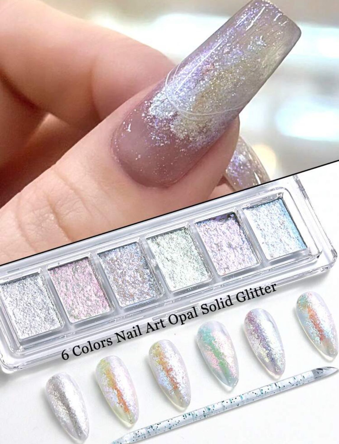 Opal Glitter Clay