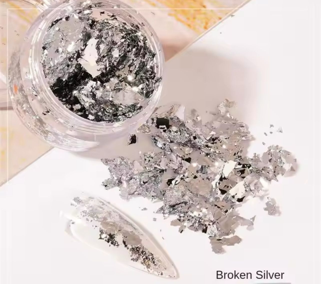 Silver Nail Flakes