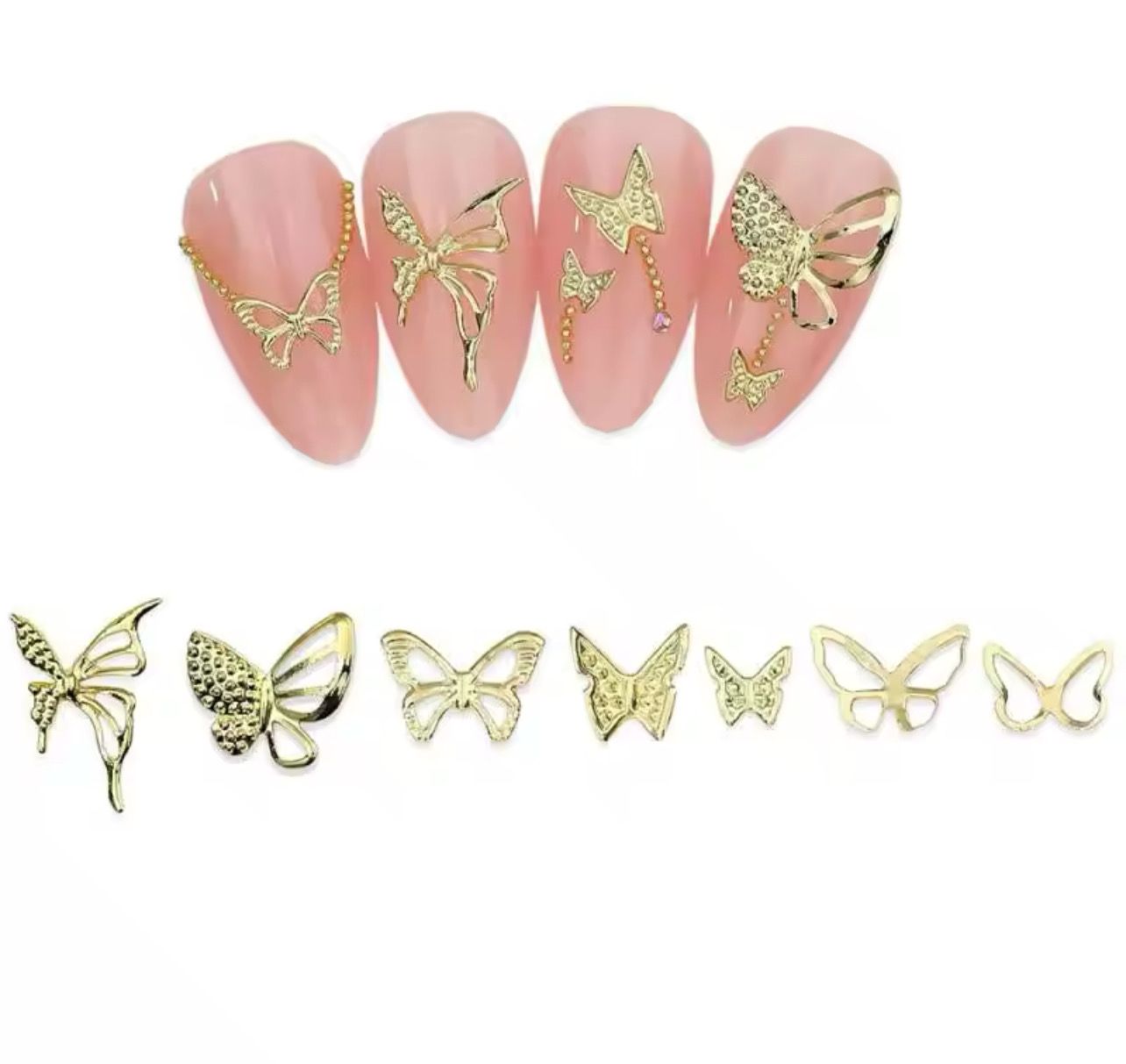 Gold Metal Butterfly