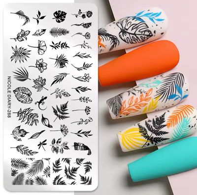 Leaves Stamping Plate