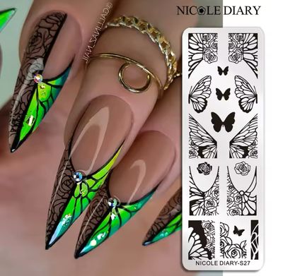 Butterfly Stamping Plate