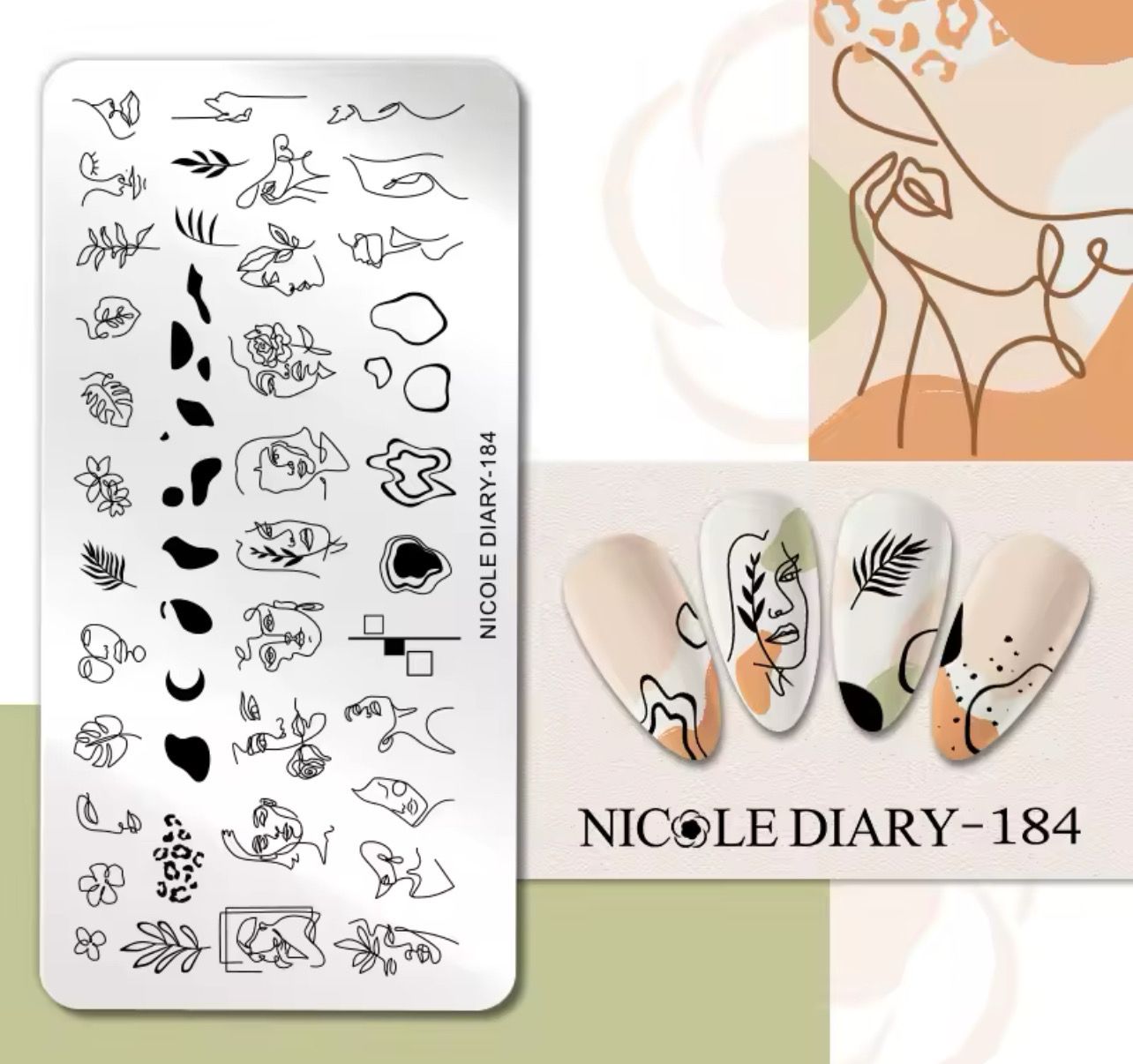 Abstract Stamping Plate