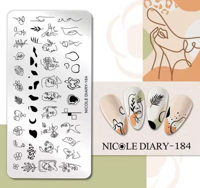 Abstract Stamping Plate