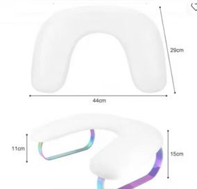 Hand Rest - White/Gold