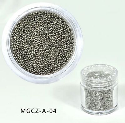 Silver Caviar Beads