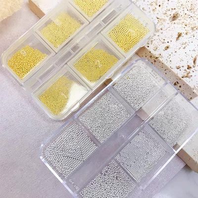 Gold &amp; Silver Caviar Beads