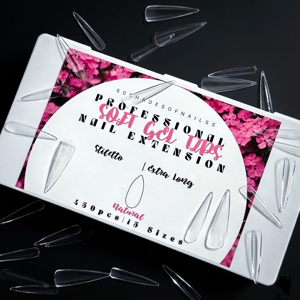 Gelx Stiletto Extra Long Natural