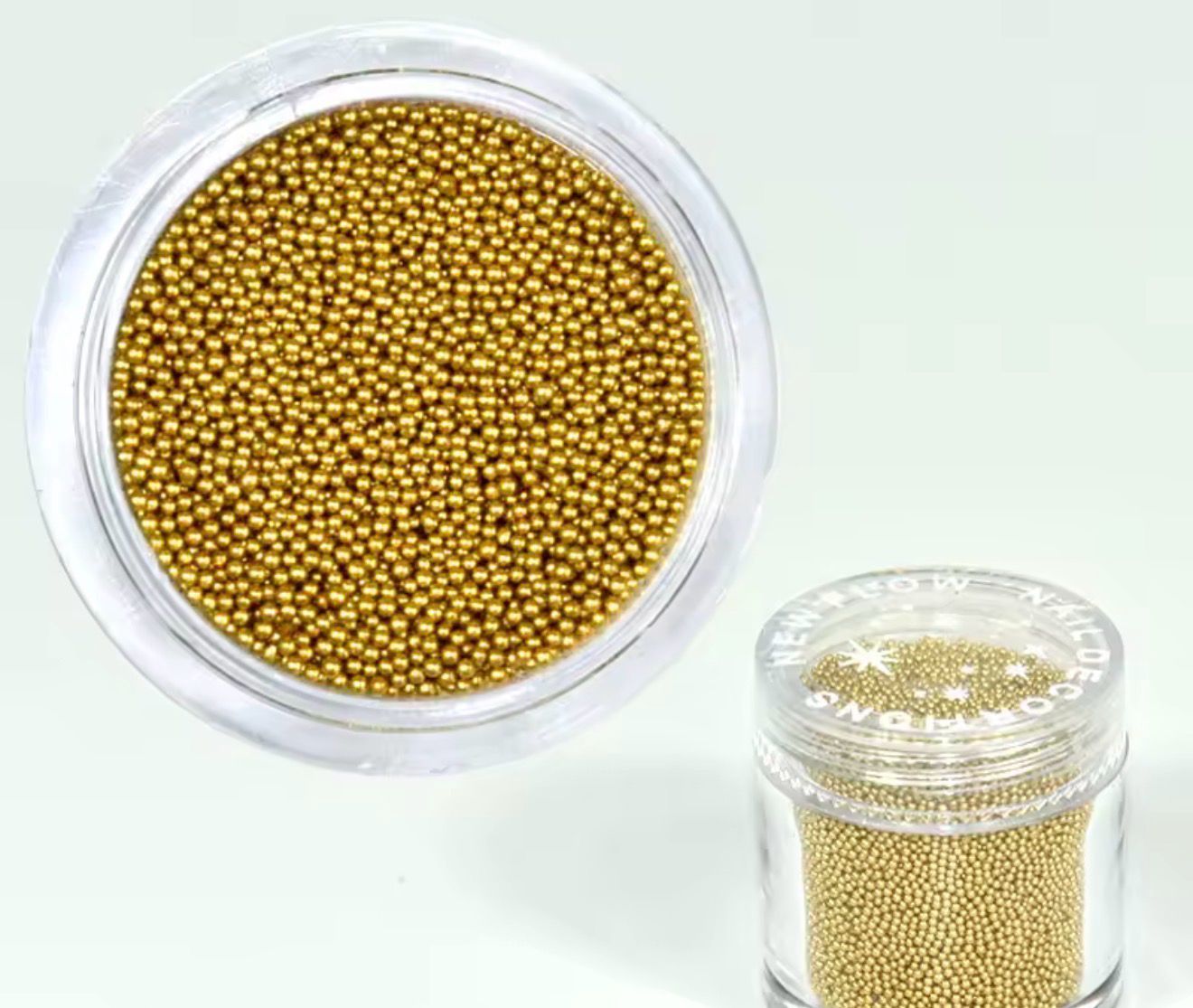 Gold Caviar Beads