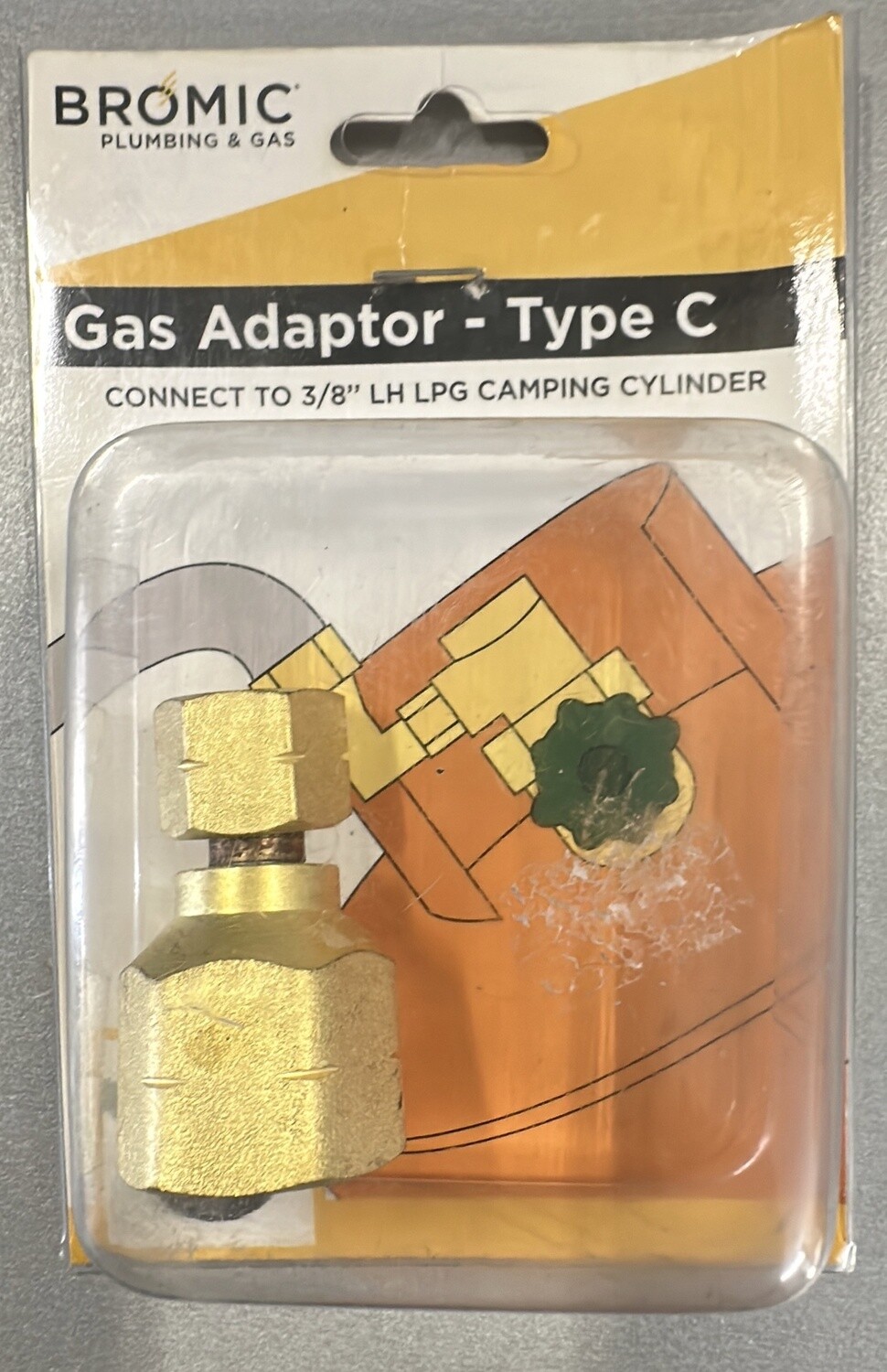 Gas Adaptor -Type C 3/8”